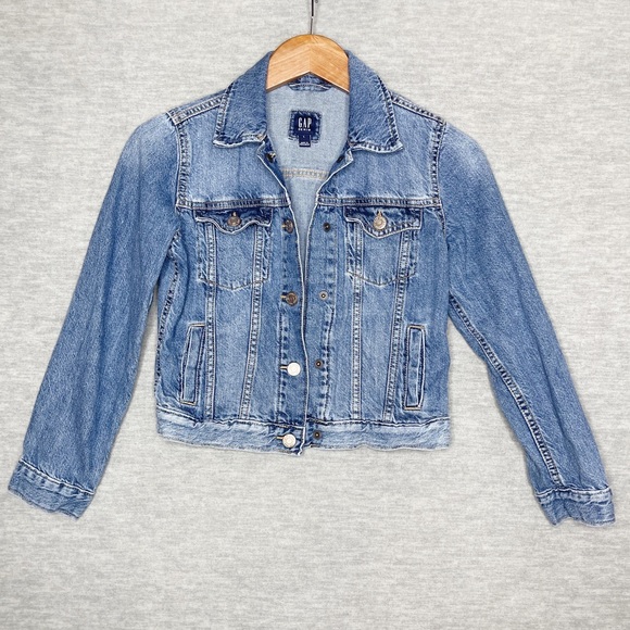 GAP Other - Gap Kids Icon Denim Jacket Size L Large 10 Jean 2021 Girls Blue Trucker